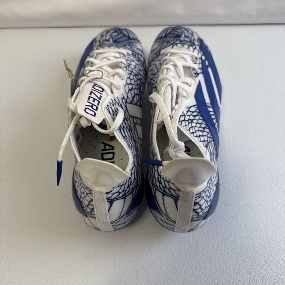 Adidas Adizero Electric II Football Cleats Mens Size 10.5 IH8569  Blue White - Picture 12 of 14